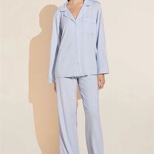 Women’s Eberjey Soft Modal Pajamas Long Sleeve and Long Pants Size Large